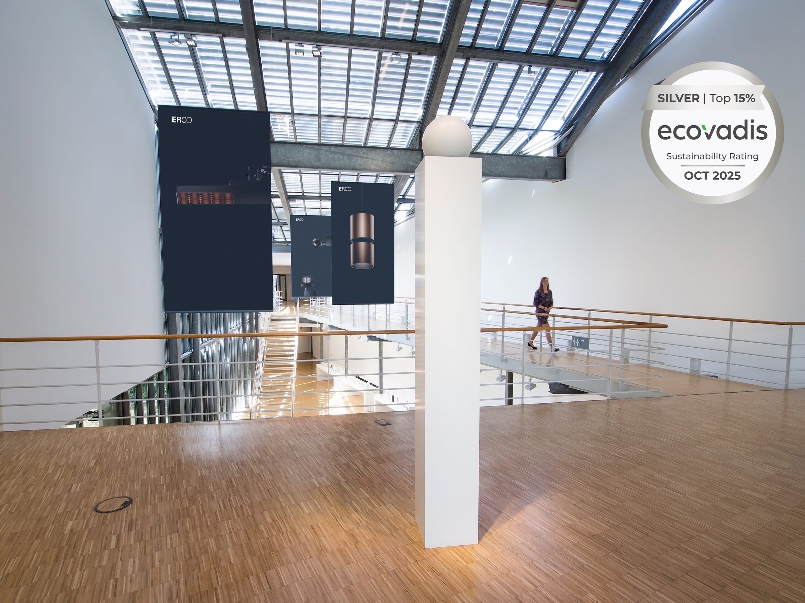 ERCO once again receives EcoVadis Silver Medal for sustainable corporate management and production